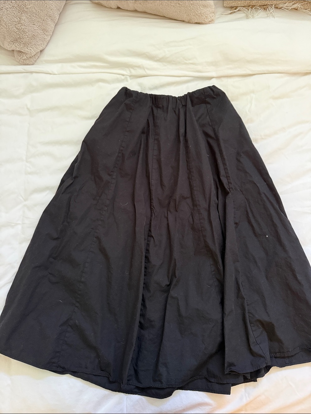 Mango Black Full Circle Skirt